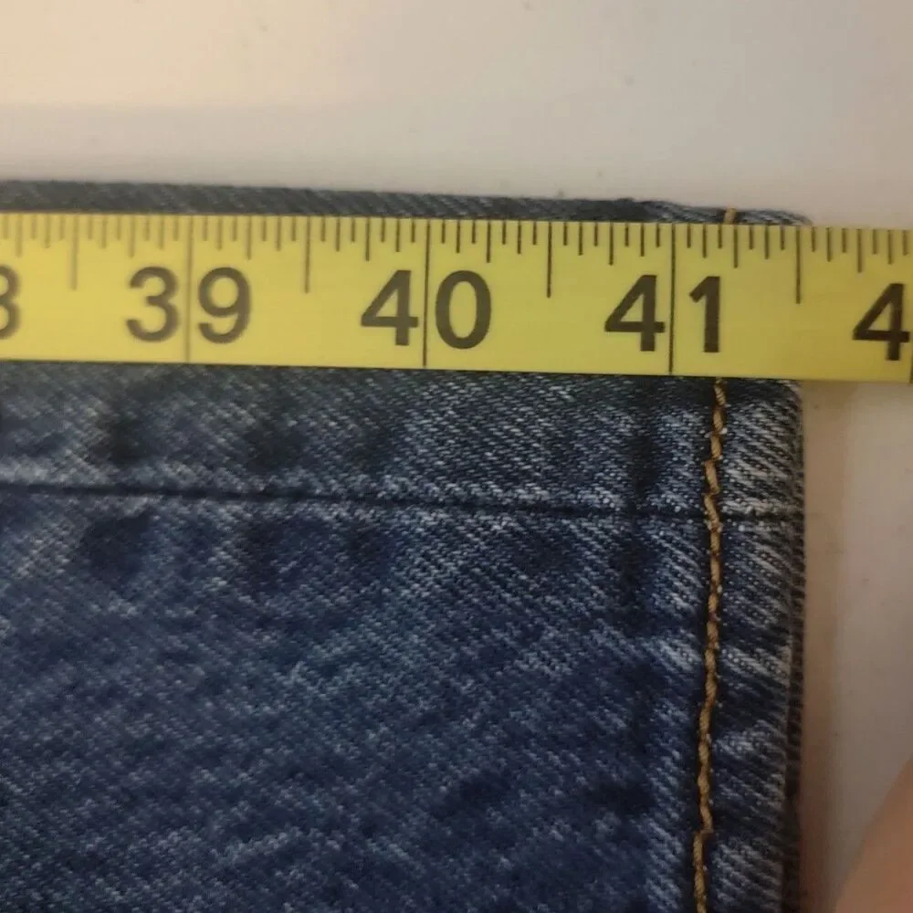 Levi's 501 XX Mens Size 40x34 Med Wash Button Fly Straight Leg Jeans